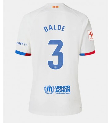 Barcelona Alejandro Balde #3 Udebanetrøje Dame 2023-24 Kort ærmer